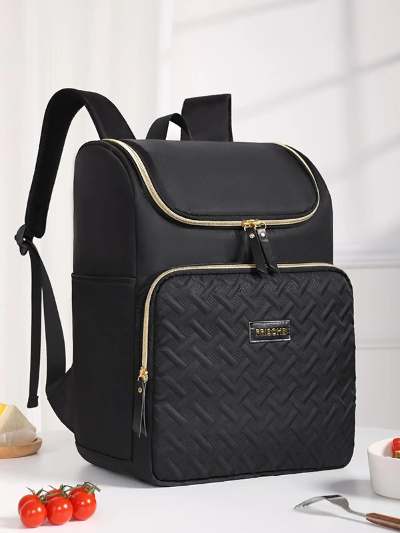 Portable Insulated Cooler Backpack, Outdoor Cooler Bag, Waterproof and Leakproof, Ideal for Beach Picnics and Hiking, Comfortable Food Carrying Bag