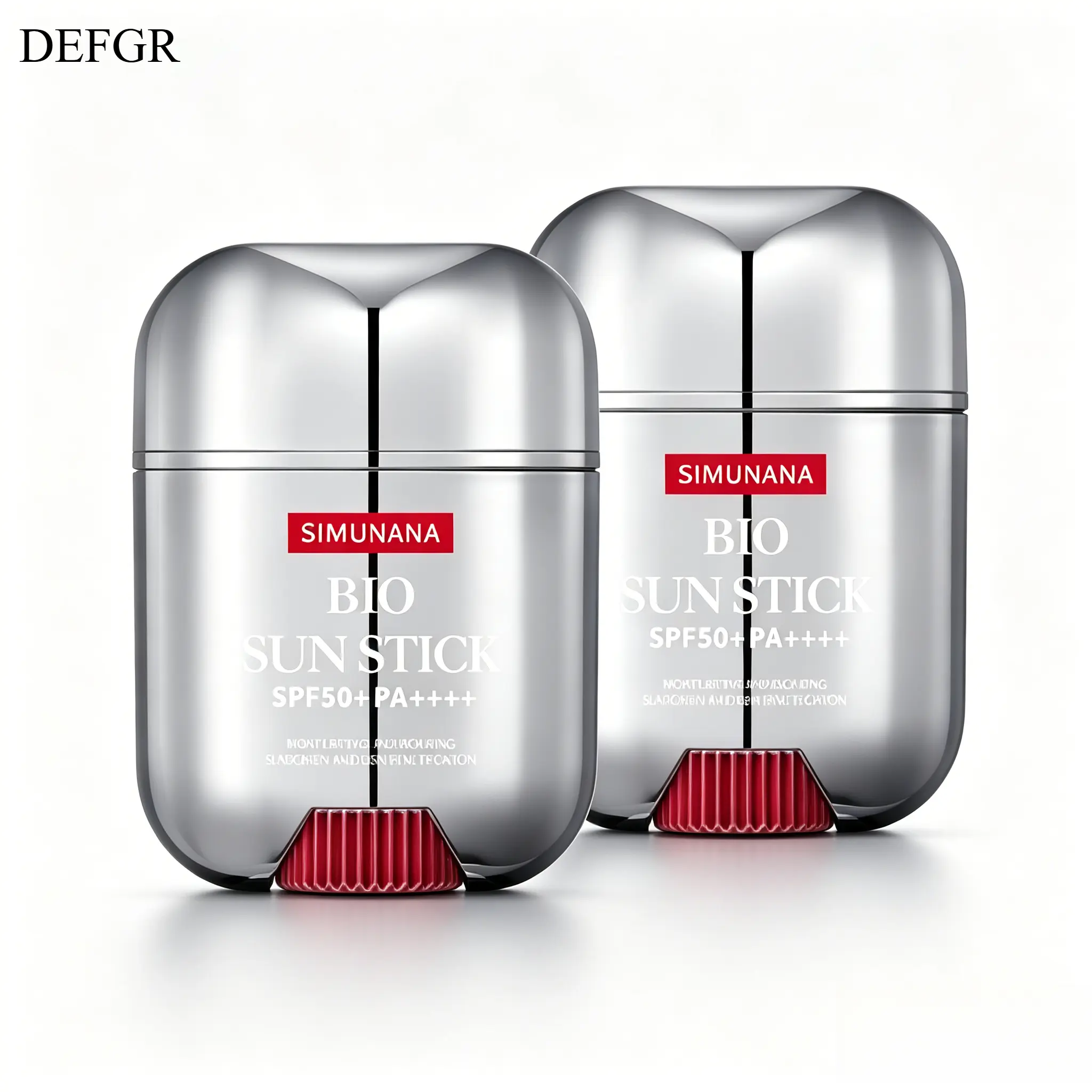 DEFGR 2PCS Korean Sunscreen Stick SPF 50+, Lightweight, Non-Greasy Broad Spectrum UV Protection for Face & Body