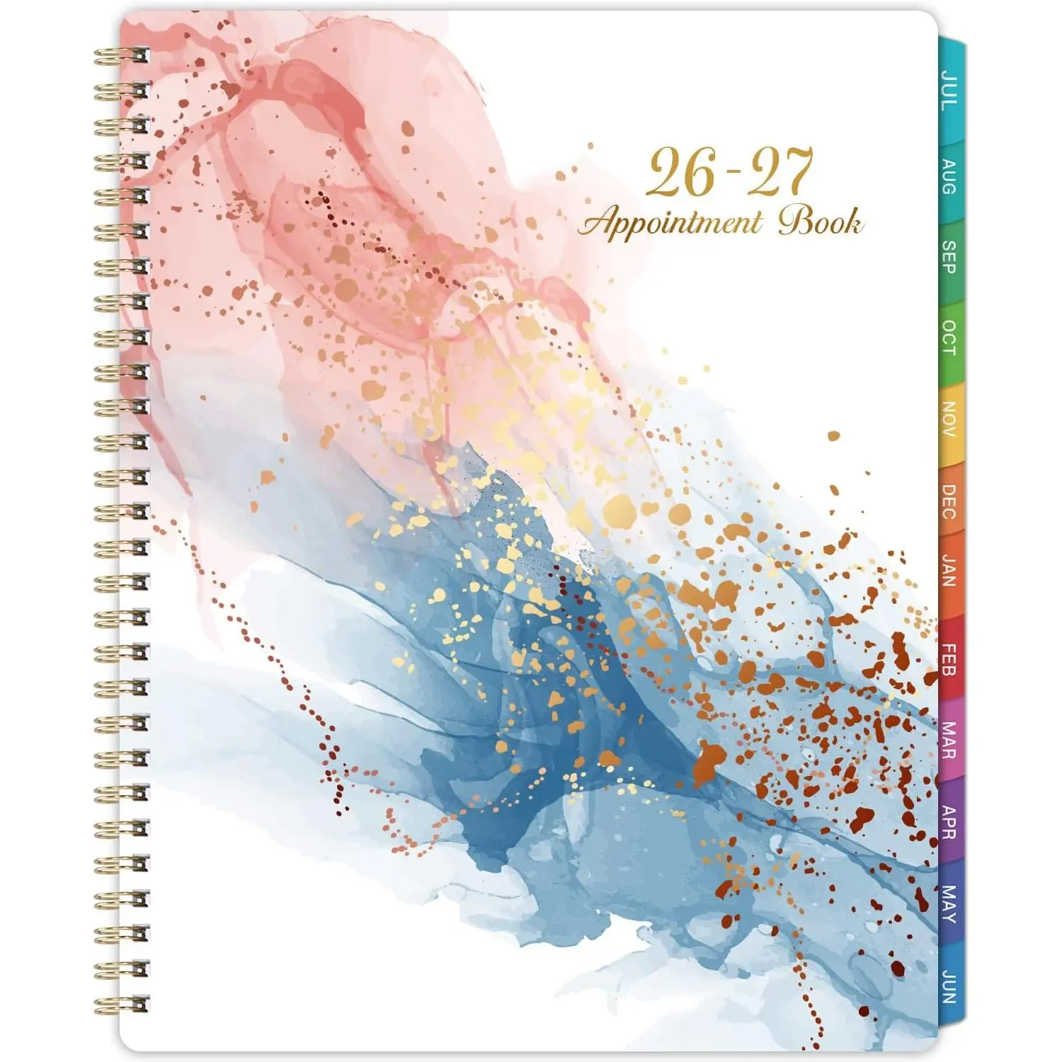 2026-2027 Appointment Book - 2026-2027 Daily Planner, Jul. 2026 - Jun. 2027, 8.5'' x 11'' Hourly Planner 2027, Calendar Planners With Tabs, Flexible Cover