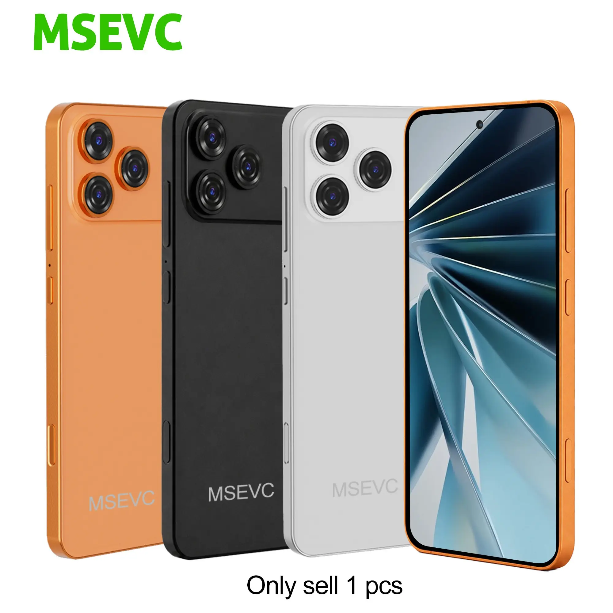 Msevc i17 Smartphone, Cellphone, 6.56-Inch HD Screen, Portable 4g Dual Sim, Android 10, 3gb RAM + 32GB Storage, Quad-Core Processor, 3100mah Battery