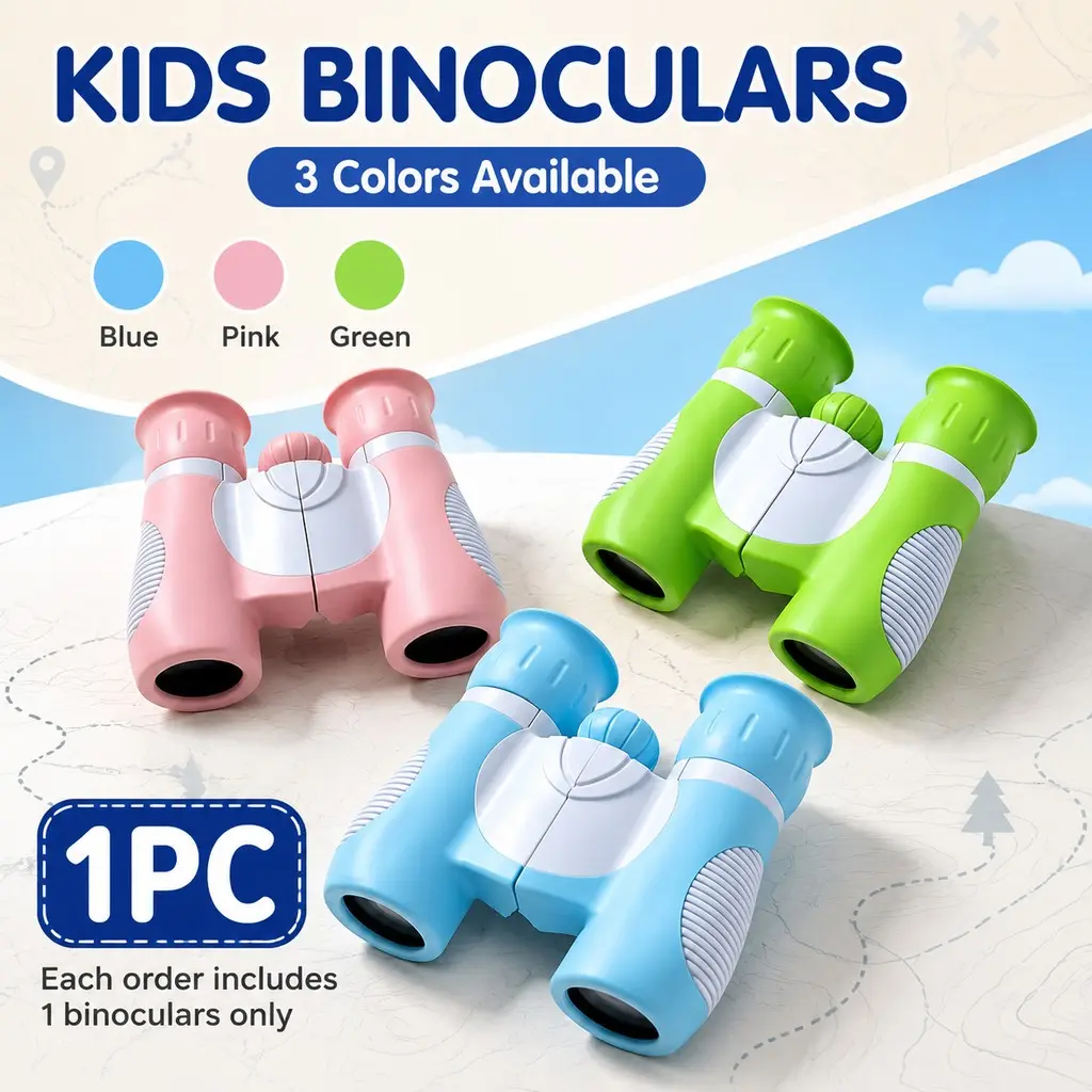 8x21 HD Compact Binoculars High Resolution | Pocket Mini Binocular for Bird Watching Camping Hiking Hunting Sports Safari, High Definition Binoculars Multicolor Blue Pink Green, Ideal Easter Outdoor Gift, Travel Binoculars
