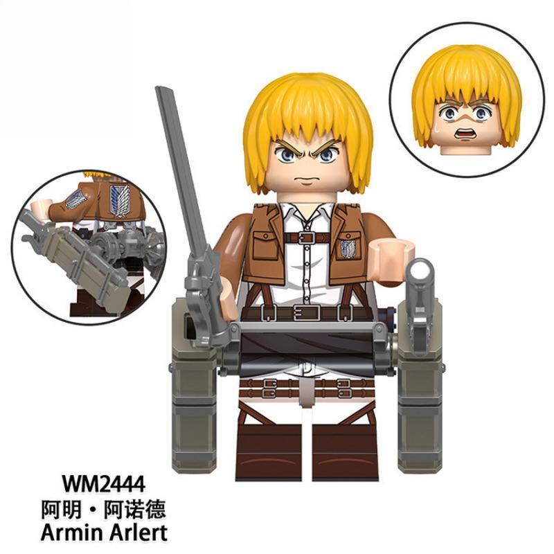 Attack on Titan Action Figure Toys for Boys Girls Eren Jaeger Model Ornament Mikasa Levi Ackerman Desktop Decor Birthdays Gifts popular