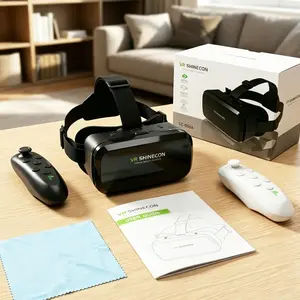 High-Quality Universal Phone VR Headset, VR Headset For Phone, Ultra-Wide Angle VR Glasses, VR Goggles, Immersive 3D Experience, Friendly Design, Wearable, Ideal Gift