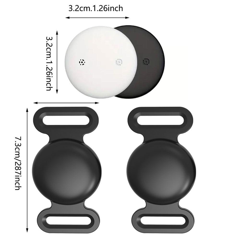 Waterproof Silicone Tracker Set for Apple Find My, 2 Counts Luggage Tracker Tag Key Finder, Suitable for Luggage, Dogs, Cats, Pet and Car Location Tracking Devices