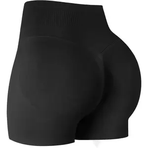 Workout Gym Shorts Women, High Waisted Seamless Butt Lifting Scrunch Butt Sports ShortsGift.