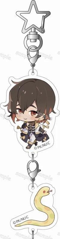 Anime Game Nu: Carnival Keychain Olivine Quincy Blade Cosplay Acrylic Keychains Bag Accessory Pendant Keyring Fans Collect Gifts