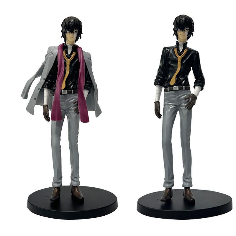 Anime BUNGO STRAY DOGS Dazai Osamu Figures Figure PVC Action Figure Model Collectible Japanese Dolls Desk Decorations Gift 23cm