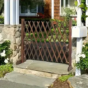 1pcs No-Drill Adjustable Fence, Frost-Resistant Grid Design, Ideal for Indoor/outdoor Garden Decor, Balcony and Patio Privacy Screen