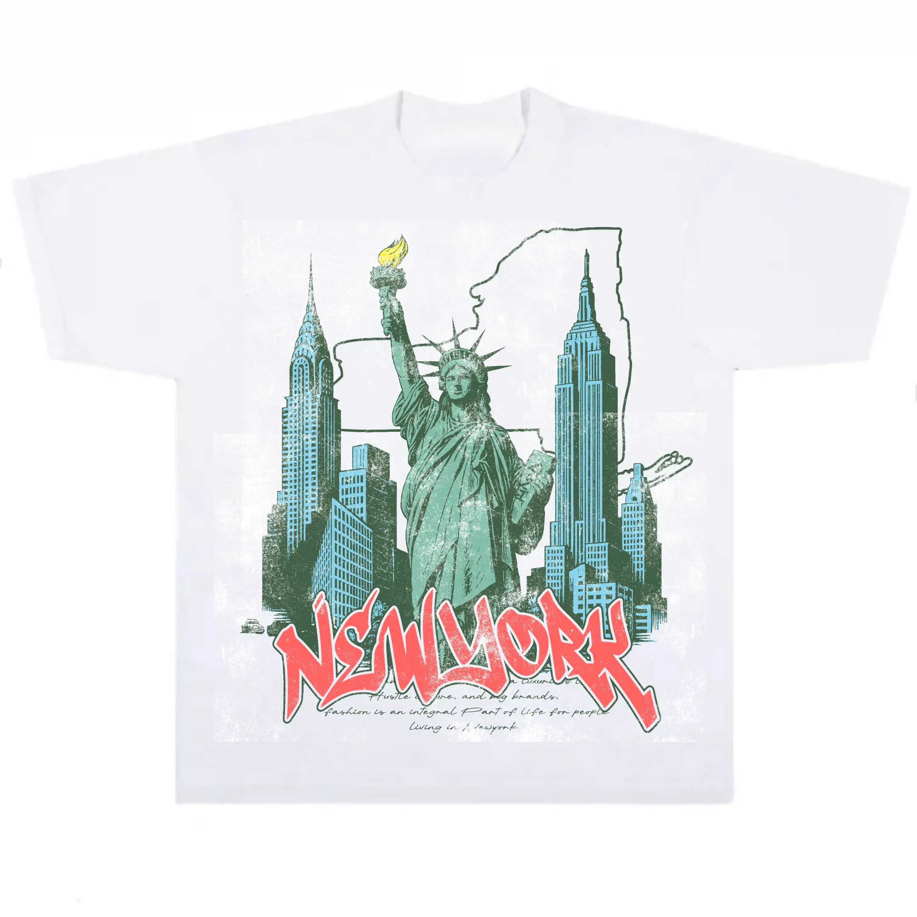 NYC TEE,dinosaur
