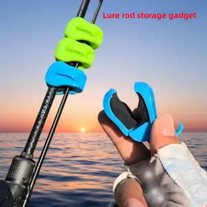 Luya bundle rod clip multi-functional fishing rod protection fixed clip anti-entanglement far throw wheel creative and convenient one clip lock multi-rod