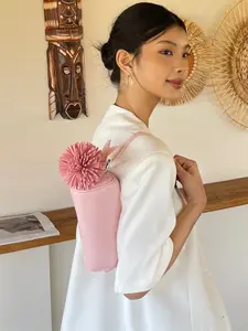 Spring Summer Original Design Tassel Accessory Pen Holder Bag, Handheld Shoulder Bag, Mini Crossbody Bag, Cute Sea Urchin Charm, Star and Sea Urchin