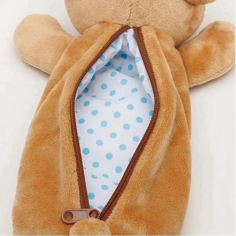 Japanese cute san-x rilakkuma bear plush pencil bag kawaii large capacity student stationery storage bag cosmetic bag gift