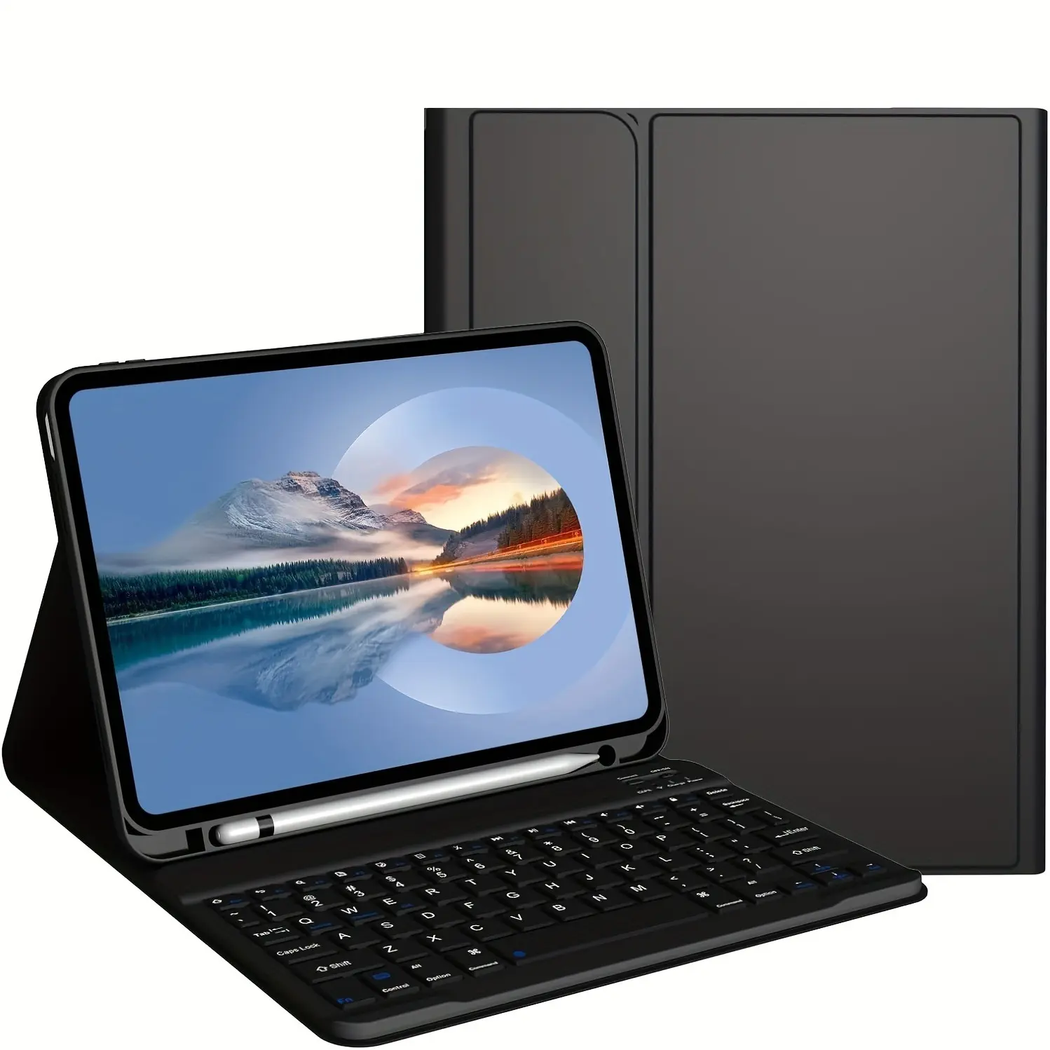 Keyboard Case Compatible with iPad 10th Generation 10.9 Inch 2022, Detachable Magnetic Keyboard Case with Pencil Holder, Tablet & Computer Accessories