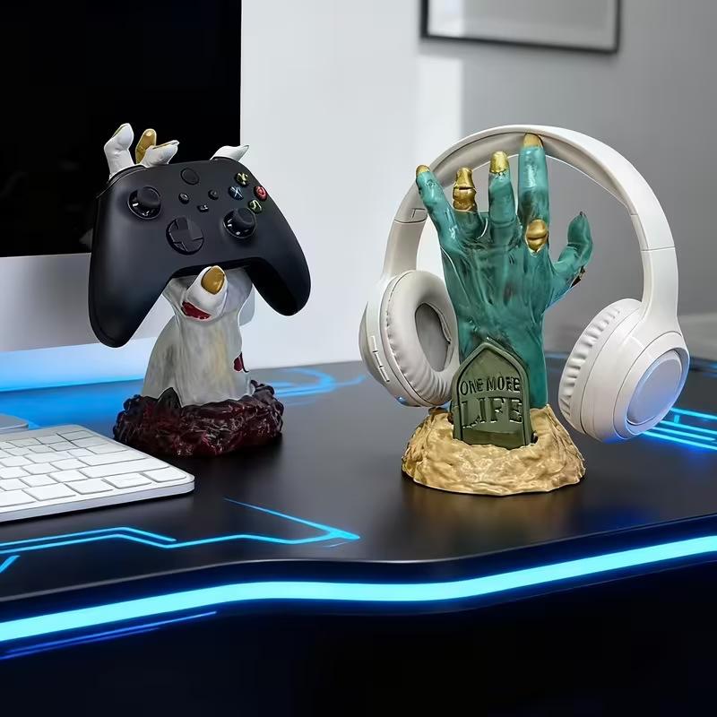 1pcs Multifunctional Game Controller Stand, Desktop Organizer for Switch Ps5 Xbox Controllers, Non-Slip Stable Holder, Home Office Decor， Novelty Gift, Perfect for Any Occasion