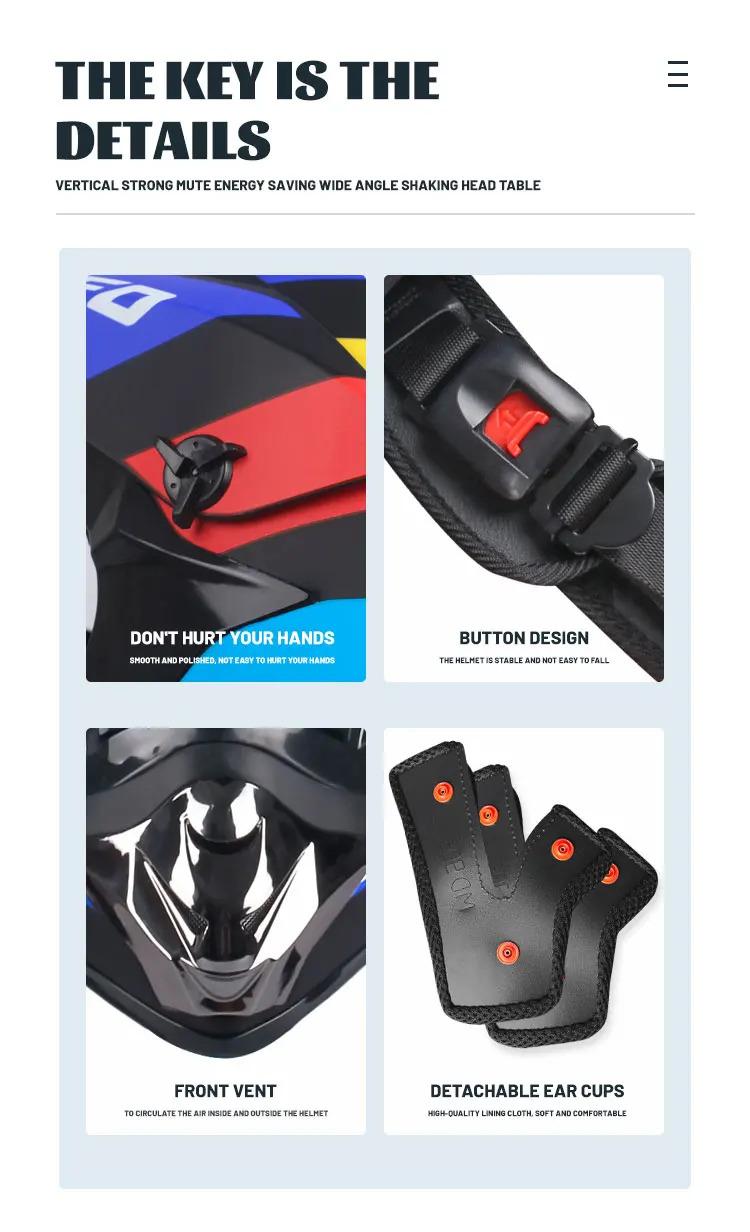 Full face motorcycle helmet for mountain bike  off-road  classic, MTB, racing, motocross,Full Face MTB Helmet with Goggles Gloves Face