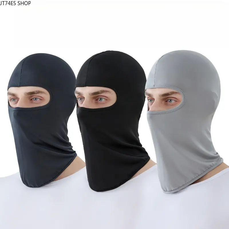 Universal Synthetic Full Face Outdoor Cycling Balaclava - Breathable, Windproof, Dustproof Helmet Liner Sports Headscarf for Men & Women (Outdoor Sports Accessory)