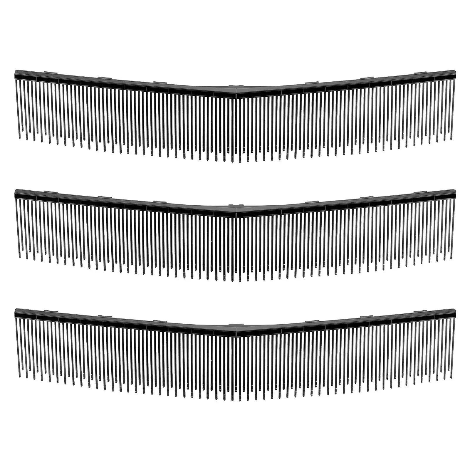 VEVOR 3 Packs Lawn Sweeper Brush Replacement, Compatible with VEVOR 26 in Lawn & Leaf Collector Sweepers, Yard Sweeper Brush Paddle with Durable V-Shaped Bristles for Easy Grass Leaf Cleanup