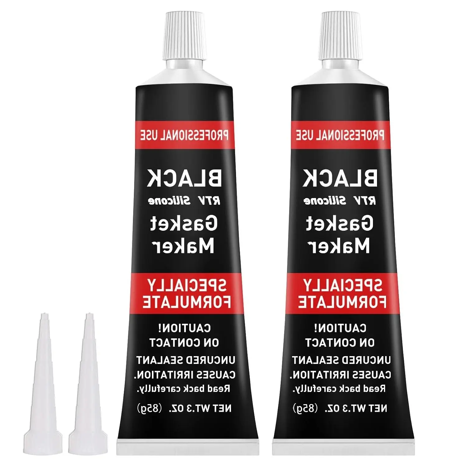 RTV Silicone Gasket Maker, High Temp Oil Resistant, Black, 170gGift
