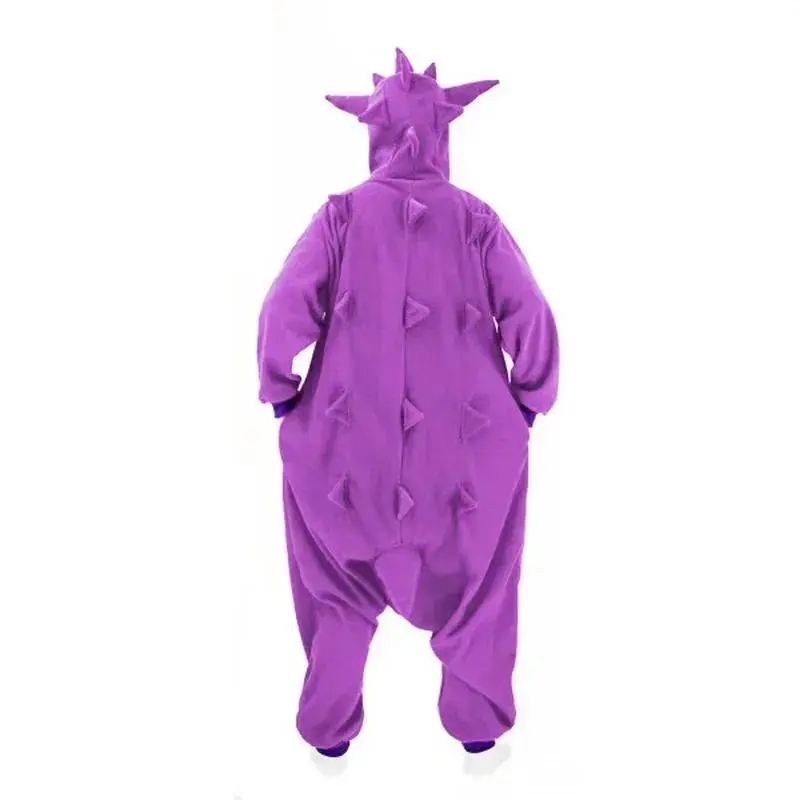 Adult Anime Character Kigurumi Onesie - Snorlax, Squirtle, Psyduck, Gengar, Eevee, Glaceon-1 Cosplay Costume for Halloween Pajamas, Long Sleeve, Nightwear