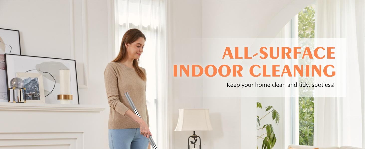 Multifunction Magic Broom, 54 Inch Adjustable Long Handle Silicone Floor Squeegee Broom, Sweep and Scrape 2 In 1 Household Cleaning Brooms for Floor, Bathrooms, Kitchens, Showers, Tile, Pet Hair,Glass