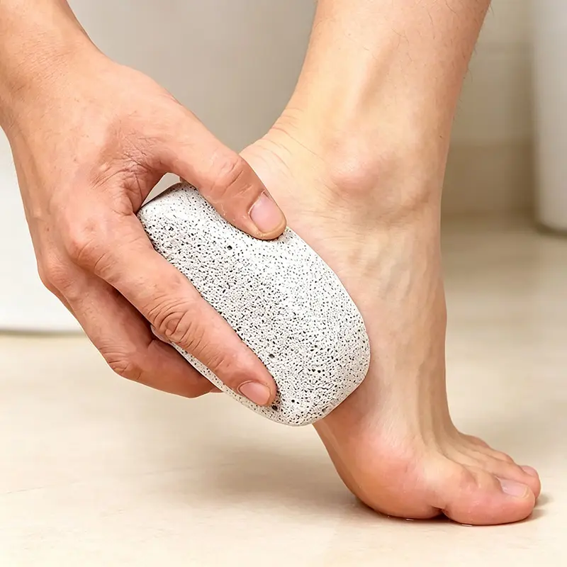 1pc Natural Pumice Stone for Feet and Hands, Unscented Remover, Durable ABS Material, Pedicure and Foot File for Dead Skin Removal