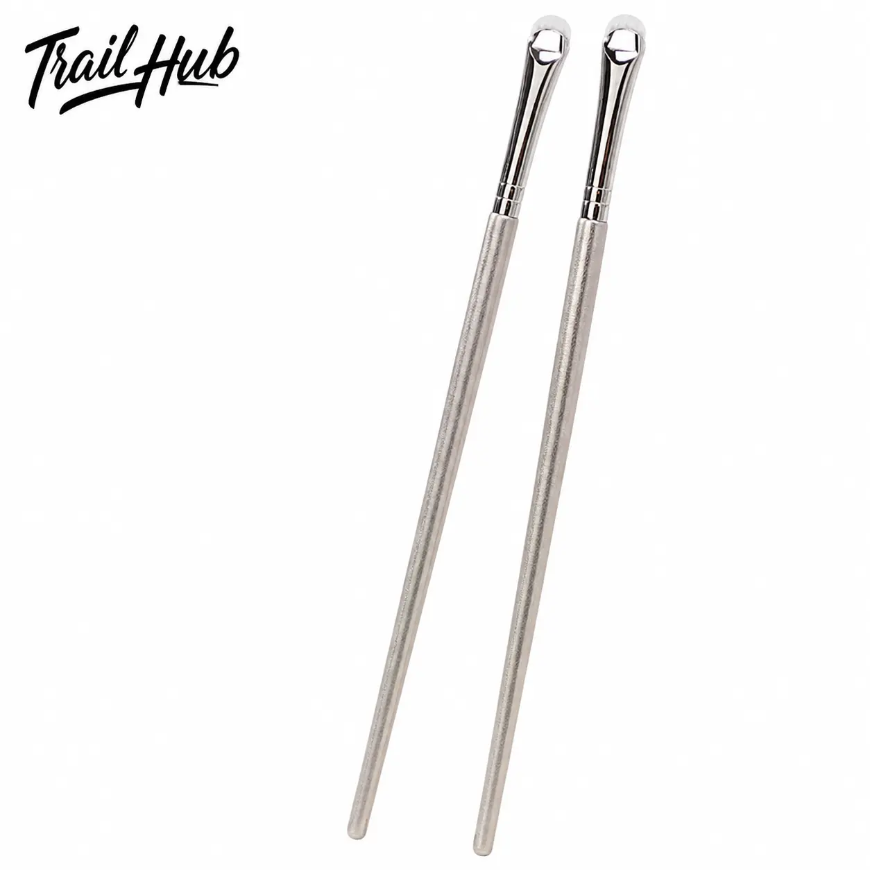Precision Crescent-Shaped Eyeliner Brush - Ultra-Thin Tapered Tip for Smudge-Free Application on Upper/Lower Lids, Aegyo-Sal Highlighting, Subtle Contouring, Apply Precisely