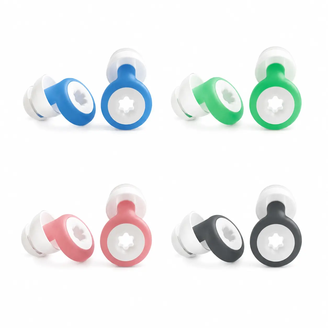 Premium Soft Silicone Reusable Earplugs for Swimming, Sleeping, and Noise Reduction — Waterproof, Comfort-Fit Triple-Layer Design with Superior Sound Insulation and Extended Wear Comfort