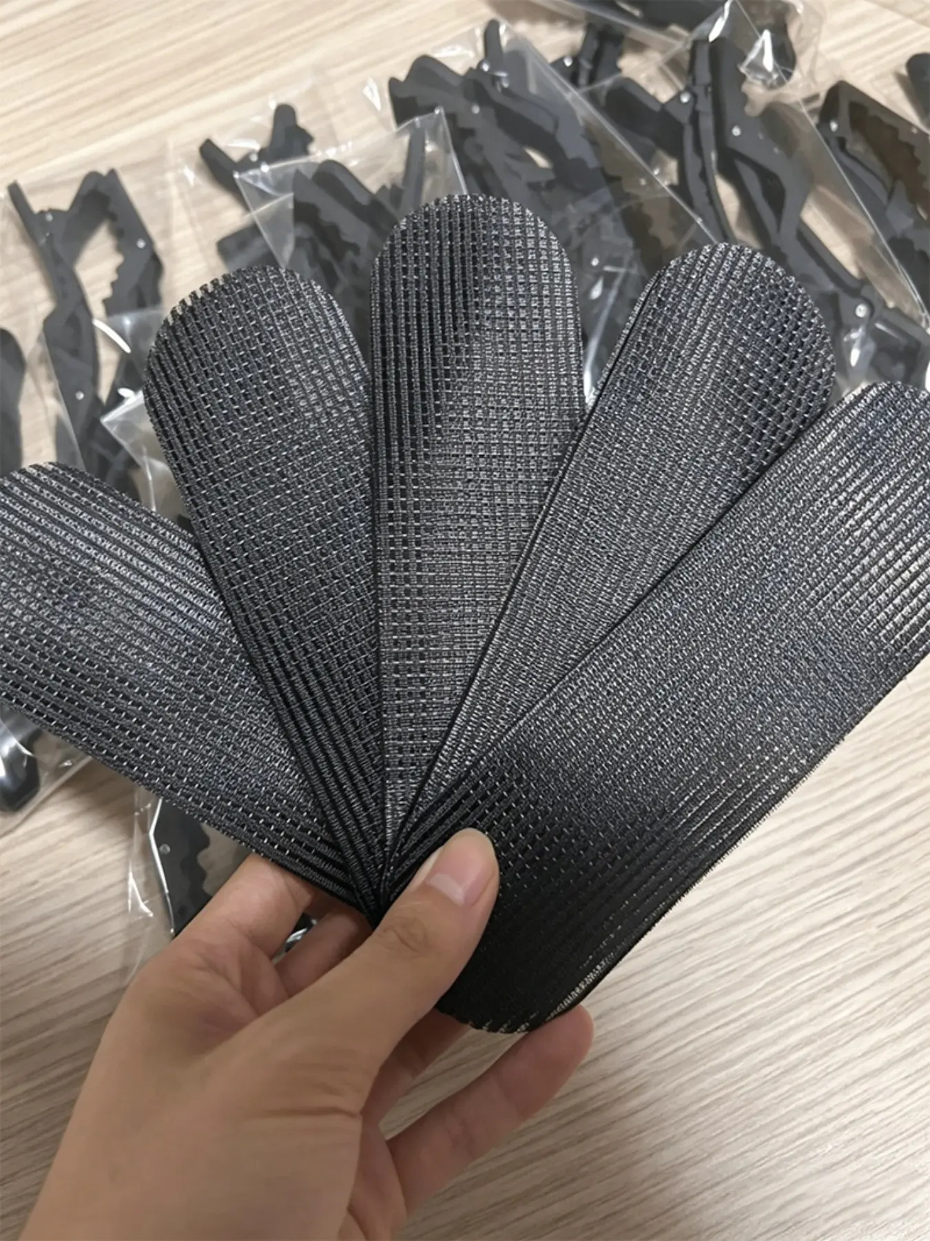 5bags (1bag 2pcs)Reusable Anti-Slip Hair Gripper Separator Pads, Hair Sectioning Tool For Hair Extensions, Dyeing & Daily Hair Styling, Styling Tools