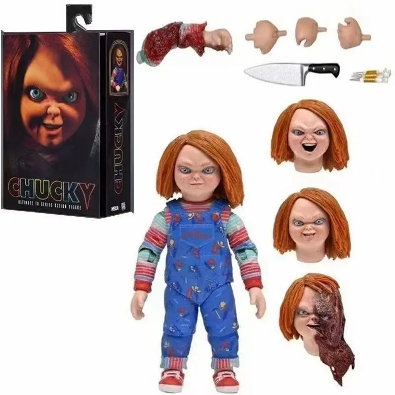 Neca Chucky Cult Deluxe Figure, Halloween & Easter Gift, Collectible Model, Party Prize, Horror Doll Statue, Character Figurine, Perfect for Fans