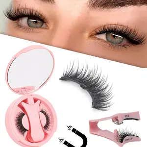 Magnetic Lash Set, Reusable No-Glue False Eyelashes with Applicator, Alcohol-Free Professional Eye Makeup Tool, Beauty Personal Care Accessories