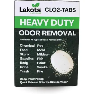 Chlorine Dioxide Heavy-Duty Fogger Deodorizing Kit, Professional Strength Odor Remover For Car, Home, RV, Room, Garage. Scent Bomb Air Freshener & Deodorizer. Easy to Use Kit Eliminates All Odors!