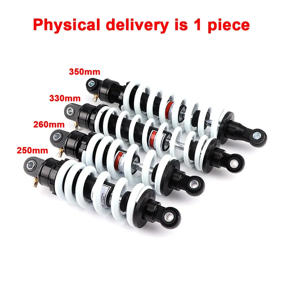 Adjustable Shock Absorber for Motorcycles, 250/260/330/350mm, Suitable for Off-Road Bikes, Scooters, Atvs, Quad Bikes, Lightweight Motorcycles, Motor Parts