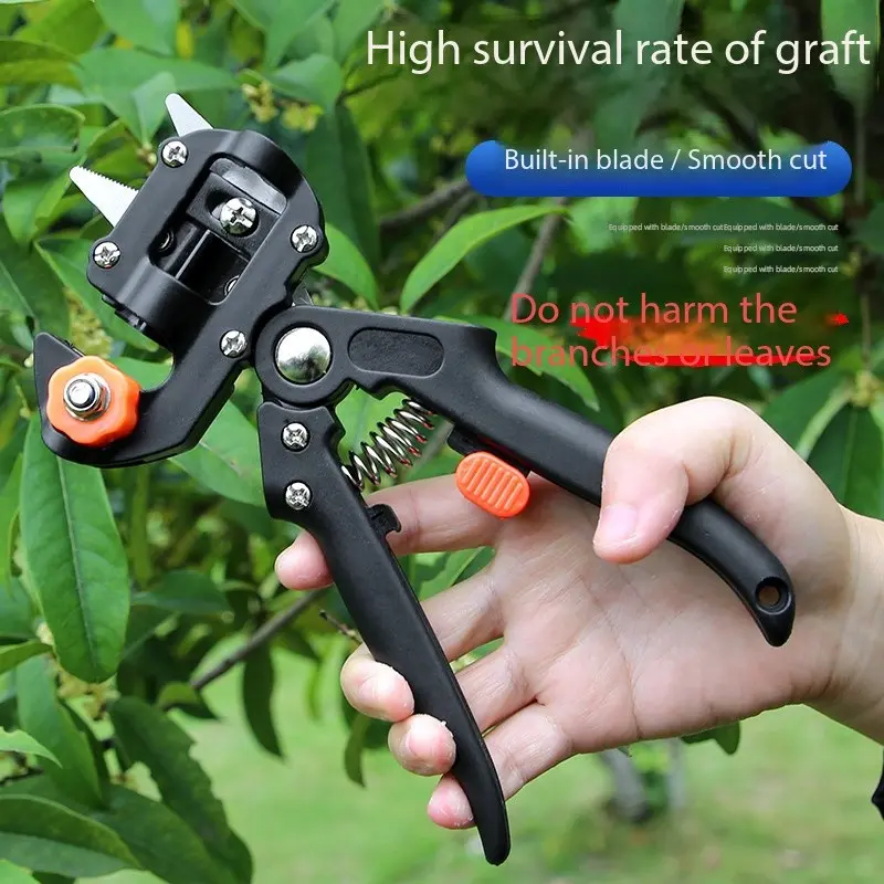 Grafting Tool Kit for Trees and Plants, Pruning Grafting Machine, Bud Grafting Knife, Branch Clippers, Essential Gardening Tools