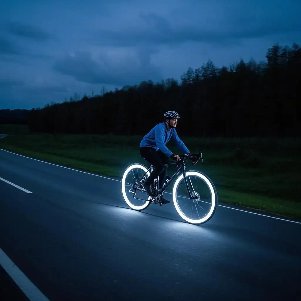 20 Night Glow Reflective Neon Stickers, Free Color Customization, Combat Stripes, Ultimate Cycling Protection Set, Bike/scooter Accessories, Bicycle Accessories