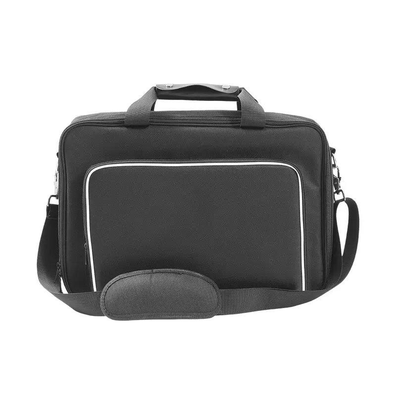 PS5 Carrying Case Travel Bag for Playstation 5 PS5 Slim - Waterproof Nylon, Shockproof Extra-Large Protective Storage Bag with Shoulder Strap for On-Site Use