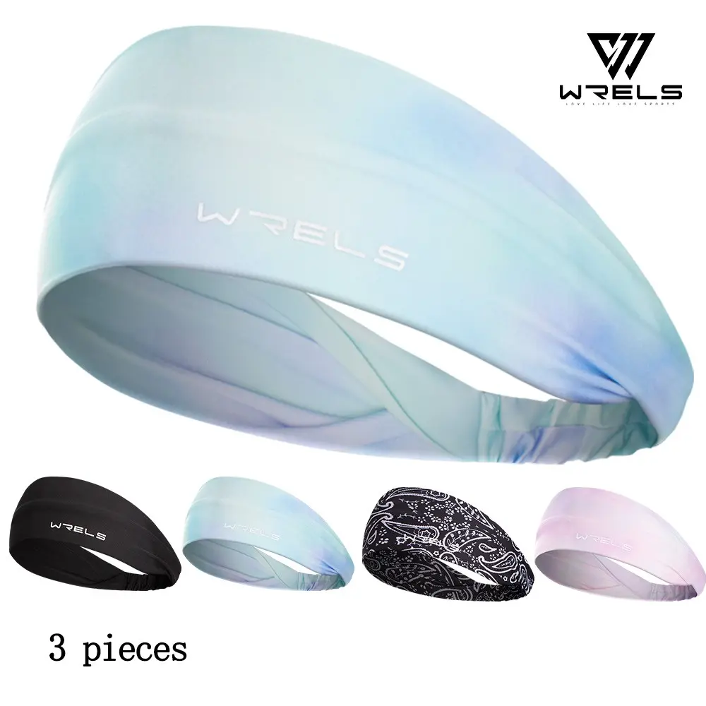 Wrels Summer Sports High Elastic Sweatband, Outdoor Running Basketball Sweatband for Men, Fashionable Fitness Headband for Women