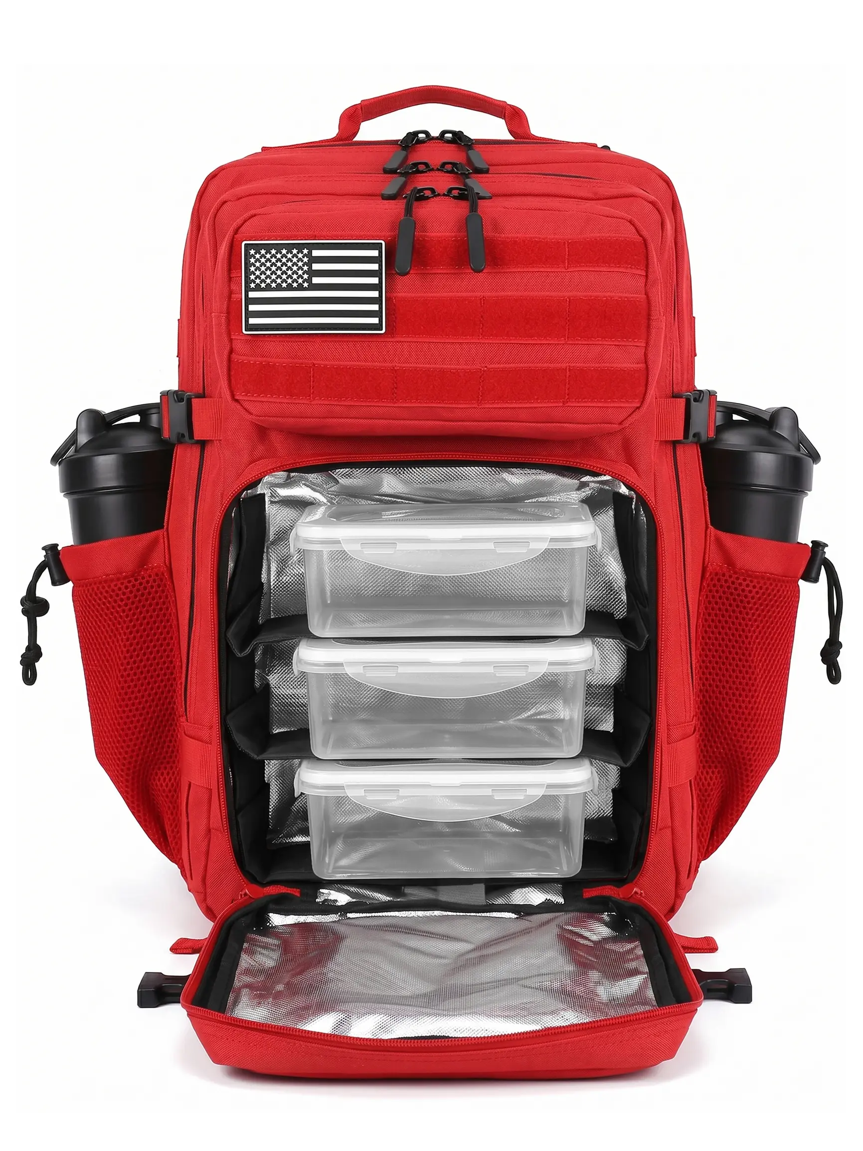 45L Tactical Meal Prep Backpack Waterproof Gym Athlete Meal Management Insulated Rucksack 45L Tactical Meal Prep Backpack Waterproof Gym Athlete Meal Management Insulated Rucksack