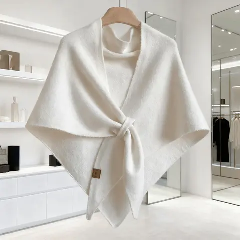 Lightweight Women's Solid Color Scarf, Casual Soft Comfortable Shawl for Daily Wear, Fashion Accessories Gift for Women & Girls, Trendy Shawl