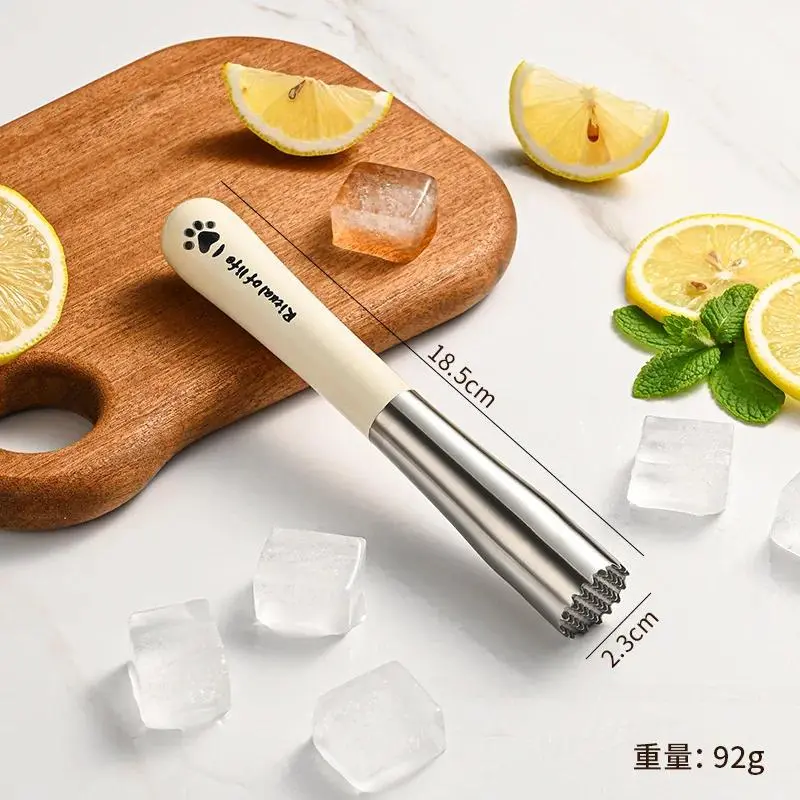 Stainless Steel Ice Pop Food Grade Crusher Fruit Juice Blender Lemon Hammer Crusher Ice Crusher Juice Press