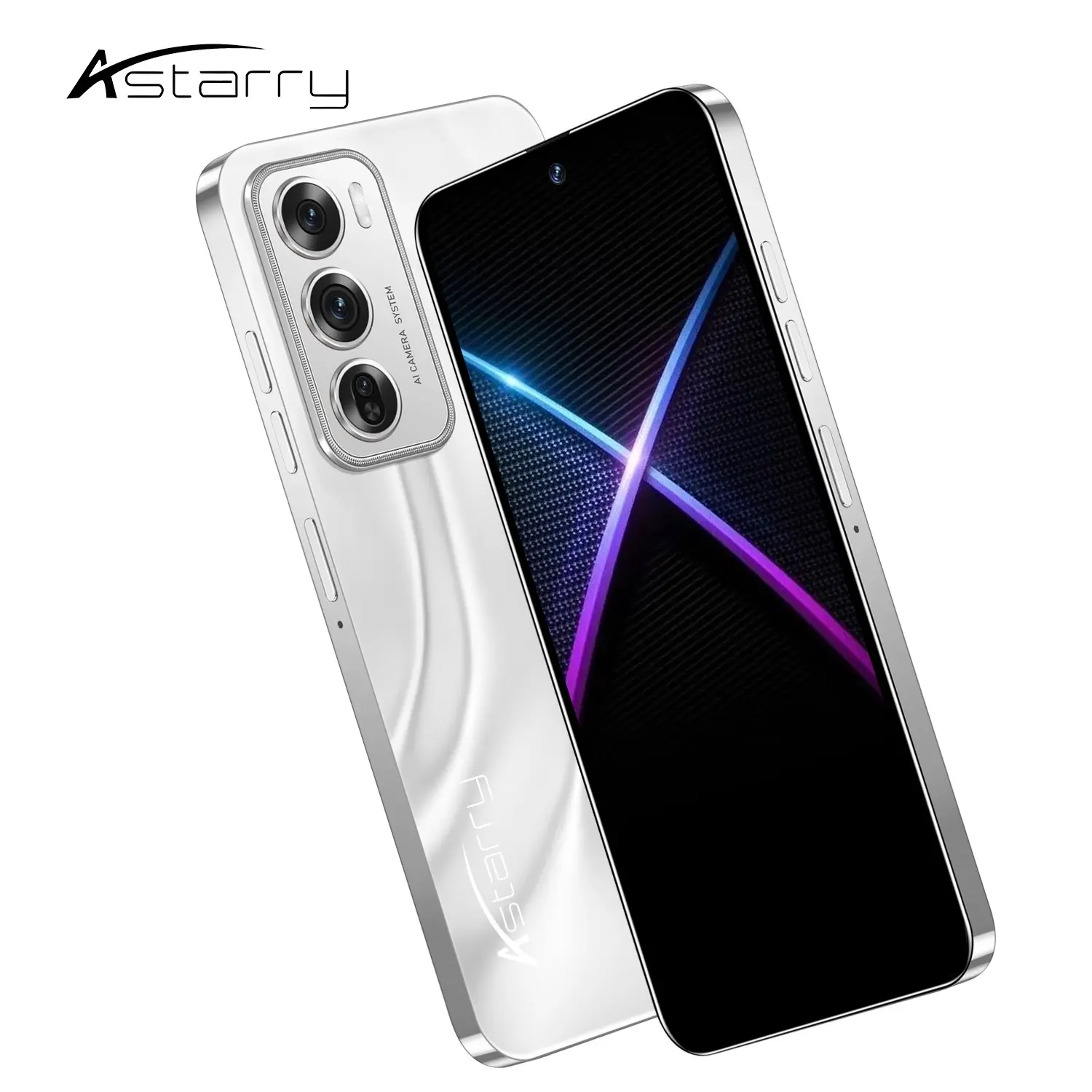 Astarry Reno12 Pro Smartphone, 6.9-Inch HD Display, Dual Sim, 4GB+128GB RAM, 80mp Camera, Octa-Core Processor, Android 12.0, 5000mah Battery