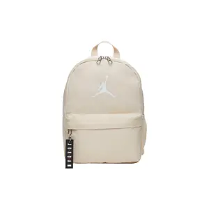 JD Classic Large Logo Minimalist Casual Backpack for Men and Women – Pearl White