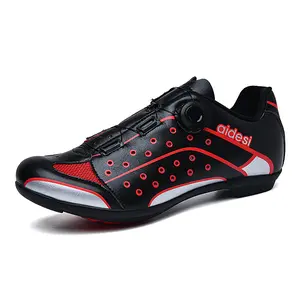 GGOR New Riding Shoes Lock-Free Bike Shoes Men Mountain Bike Lock Shoes Hard Sole Racing Road Shoes