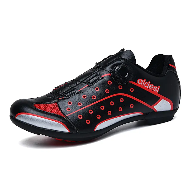 GGOR New Riding Shoes Lock-Free Bike Shoes Men Mountain Bike Lock Shoes Hard Sole Racing Road Shoes