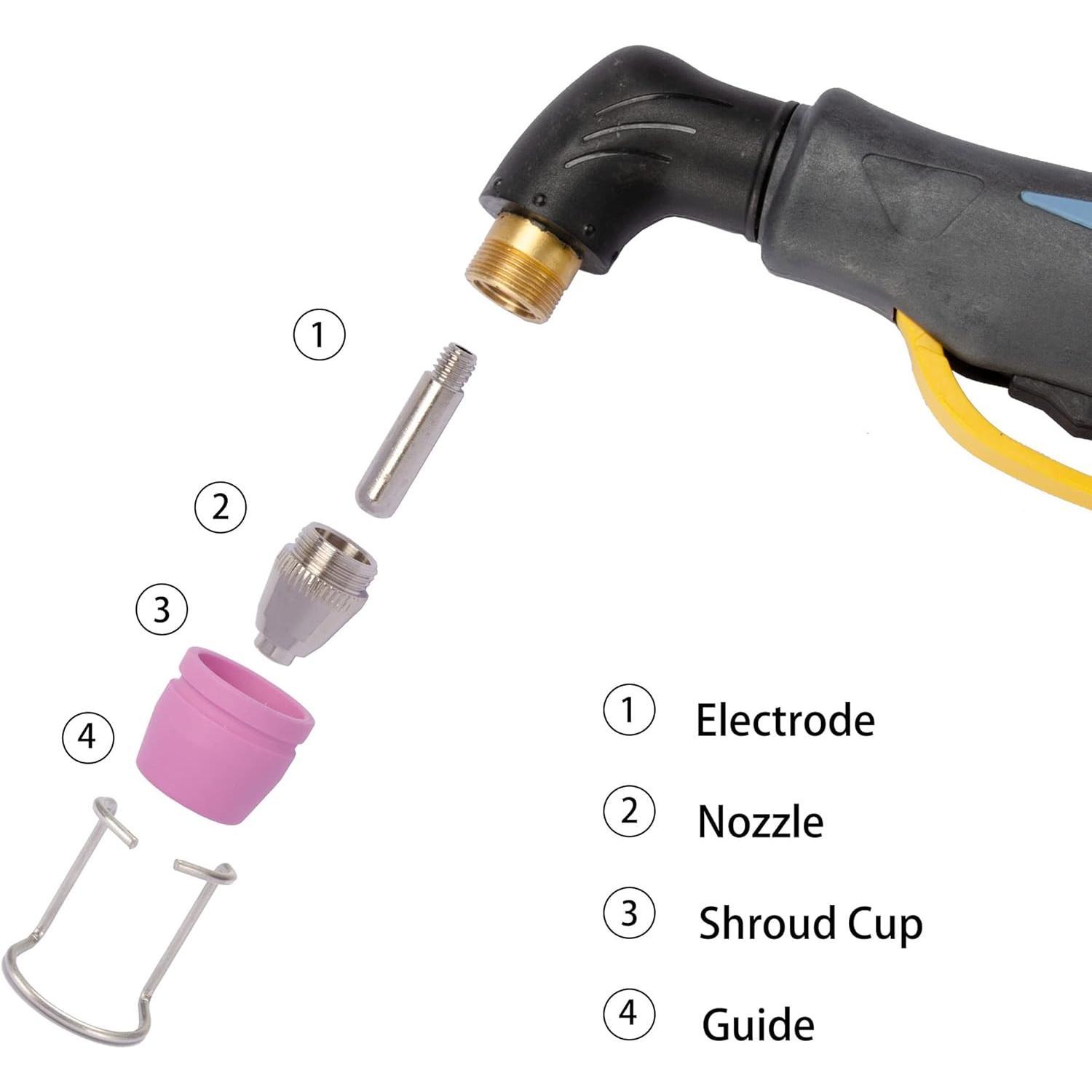 SG-55 AG-60 WSD-60 Plasma    Tip Nozzles Consumables Kit, .045'' 50 count (AG60)
