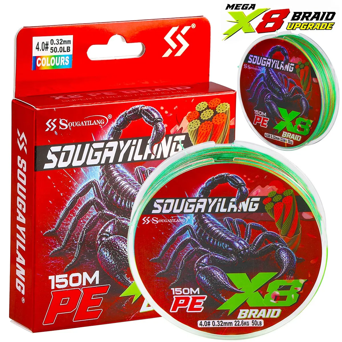 Braided Fishing Line 150M 8 Strands Super PE Smooth Pro Grade Performance for Saltwater & Freshwater  Fishing Line Strong Line Pesca Fishing Tackle Tools
