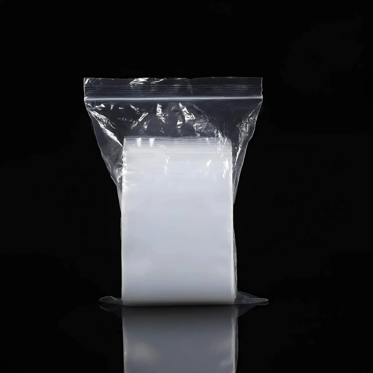 300 count 1.2" x 1.2" Small Plastic Bags for  Items Storage & Packaging | Heavy Duty, 4 Mil Thick, , Clear, Zip Lock Poly Baggies for , Pills, Beads, Screws, Seeds, Mini Hardware