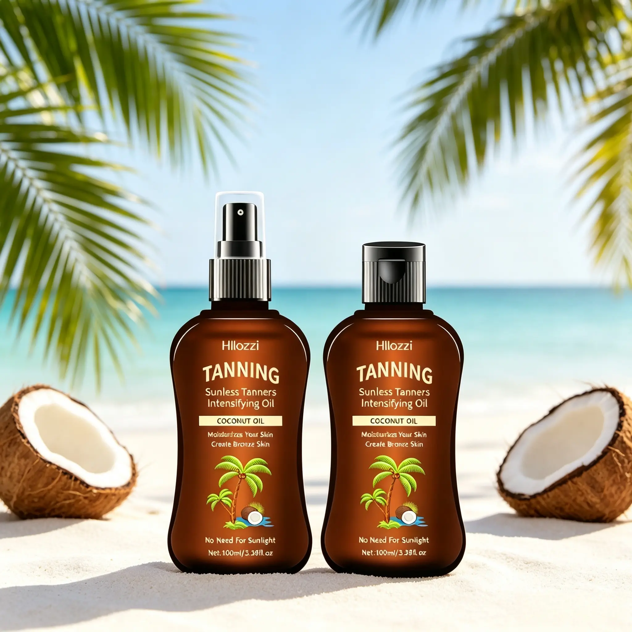 No Sun Bronze Tanning Serum Oil, Full Body Self Tanner, Improve Pale Skin, Moisturizing Tanner For Hot Girl Wheat Tone Skin, Body Care Product