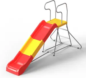 Outdoor Slide for Kids, 2-in-1 Kids Climbing Slide – For Ages 3-8, 76.4-Inch Smooth Slide Track, Anti-Slip Steps, Sturdy Construction, Easy Assembly, Indoor and Outdoor Backyard Fun