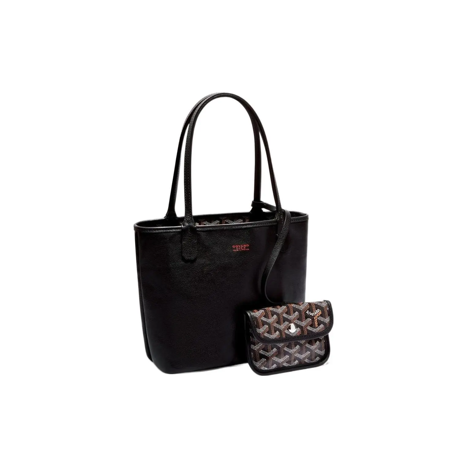 Goyard Anjou Reversible Dual-Color Y-Monogram Tote Bag for Women – Canvas and Leather Hybrid, Mini Size, 11 Color Options
