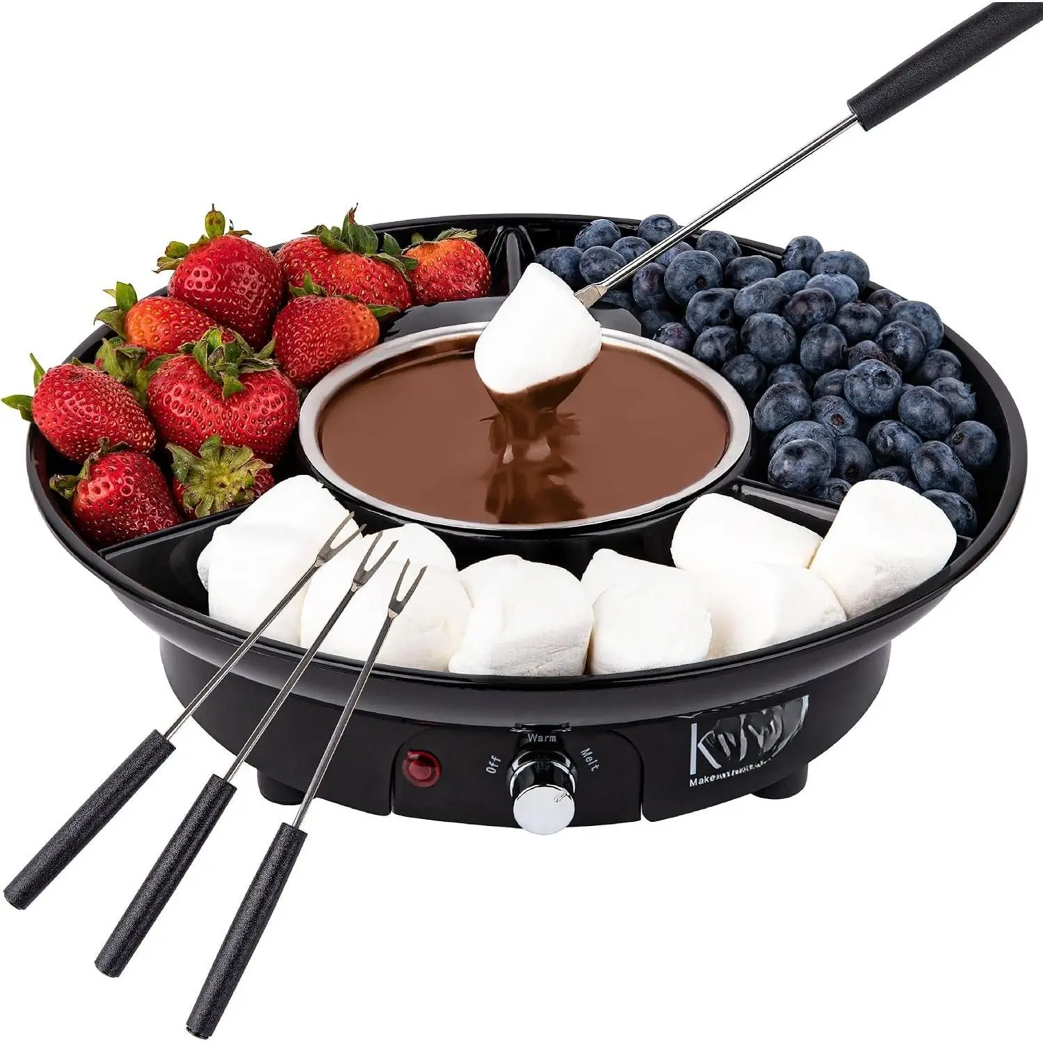 Electric Fondue Pot Set –  Fondue Kit - Temperature Control